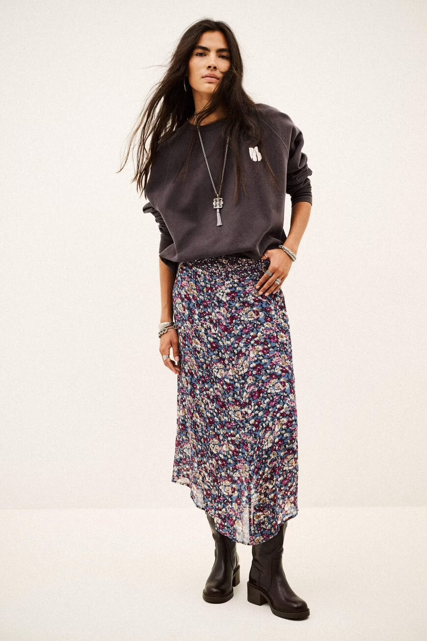 Bash Paris Klap Skirt - Blue Women's Bottoms - Sloane Boutique