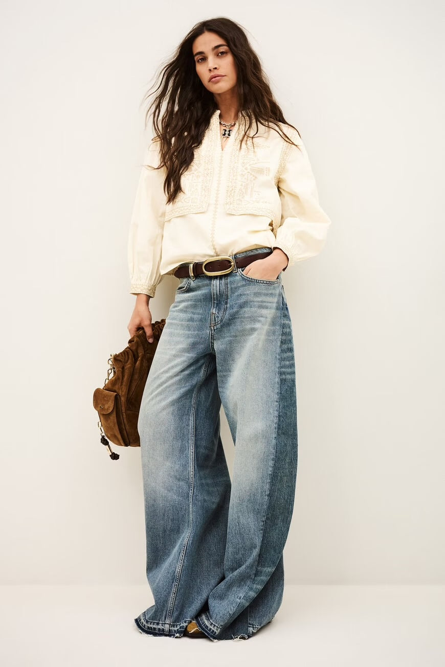 Bash Paris Laura Blouse - Ecru Women's Tops - Sloane Boutique