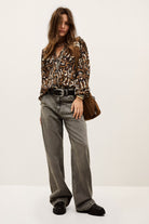Bash Paris Onada Shirt - Ocre Women's Tops - Sloane Boutique