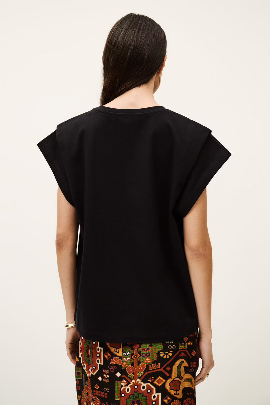 Bash Paris Pio Tee - Black Women's Tops - Sloane Boutique