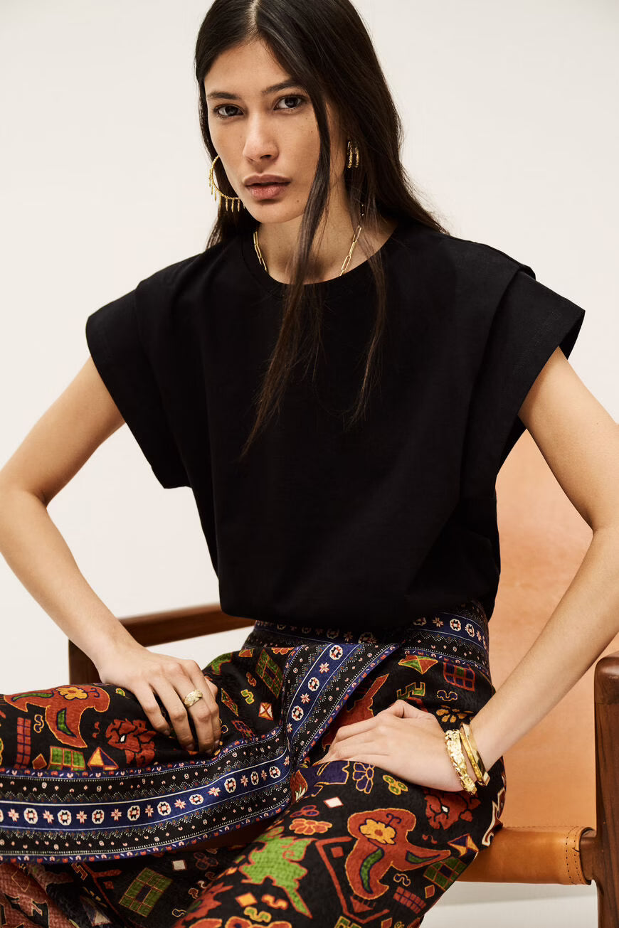 Bash Paris Pio Tee - Black Women's Tops - Sloane Boutique