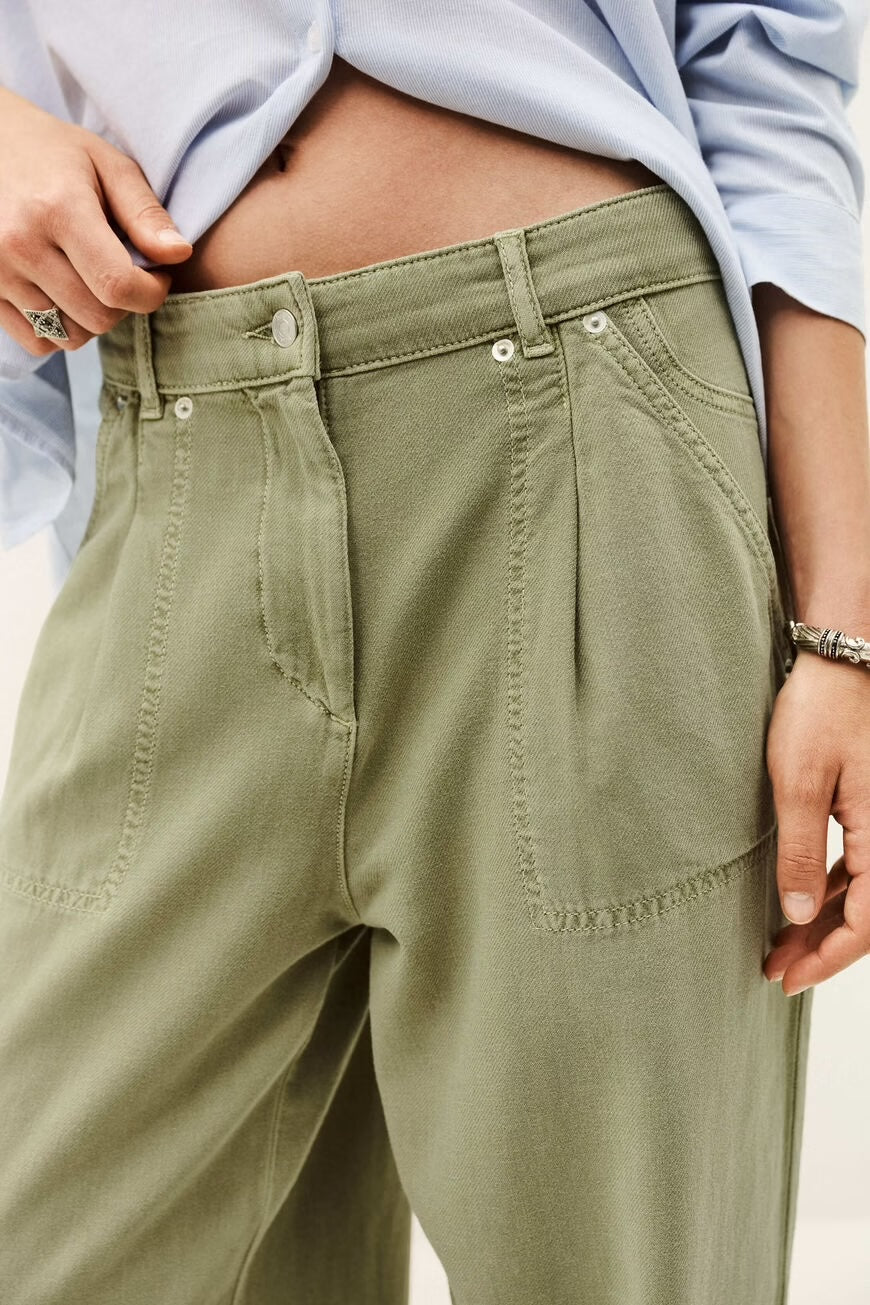 Bash Paris Raja Pants - Green Women's Bottoms - Sloane Boutique