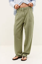 Bash Paris Raja Pants - Green Women's Bottoms - Sloane Boutique