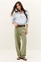Bash Paris Raja Pants - Green Women's Bottoms - Sloane Boutique