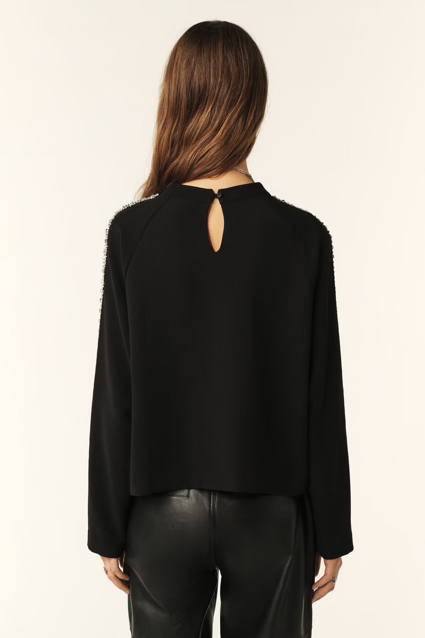 Bash Paris Scotty Top - Noir sale tops - Sloane Boutique