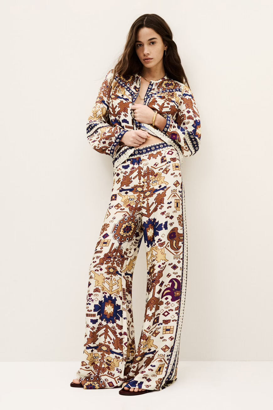 Bash Paris Vlyde Pants - Ecru Women's Bottoms - Sloane Boutique