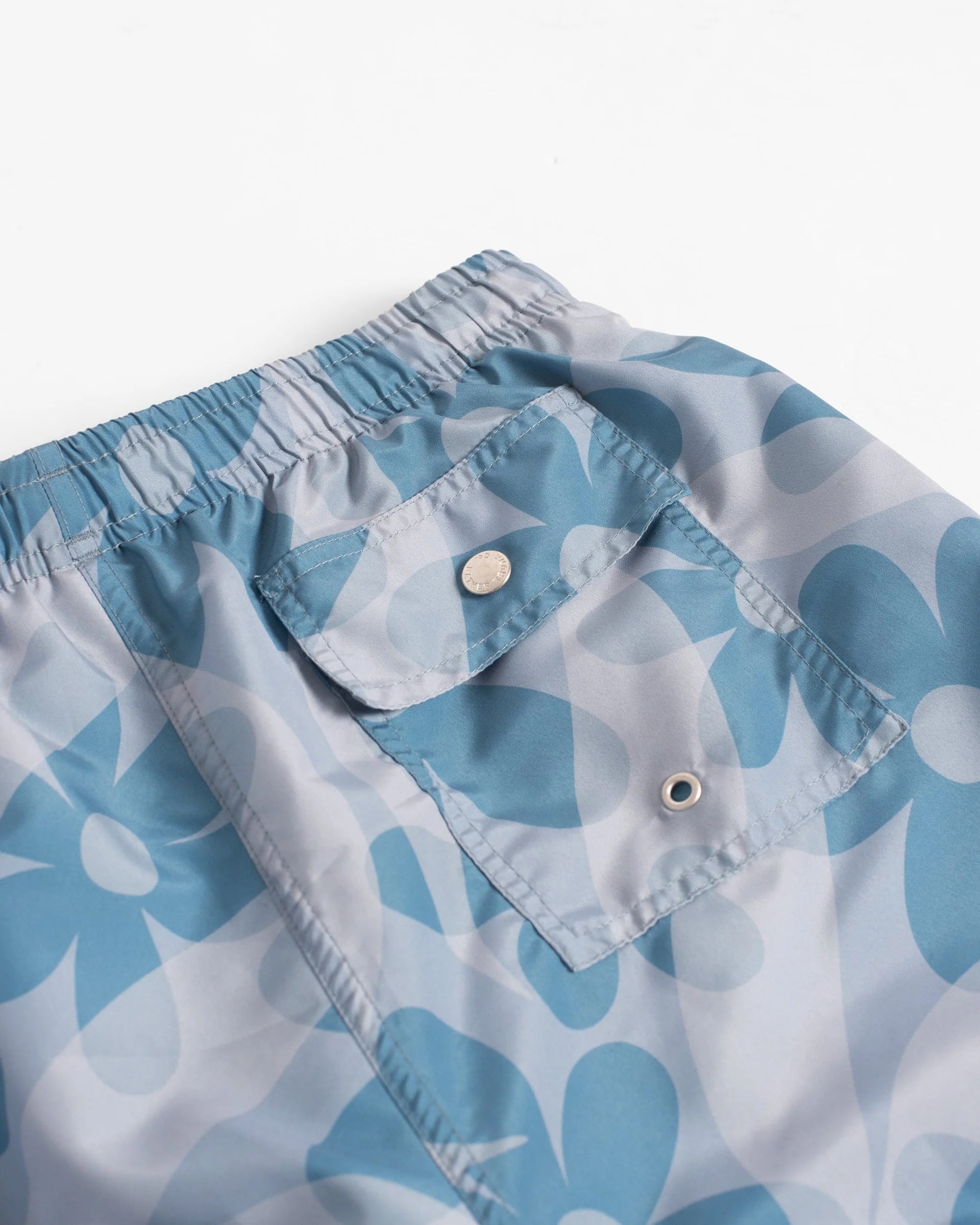 Bather Grotto Daisy Trip Swim Trunk - Blue Men's Bottoms - Sloane Boutique