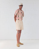 Bather Orchid Coastline Camp Shirt - Pink Men's Tops - Sloane Boutique