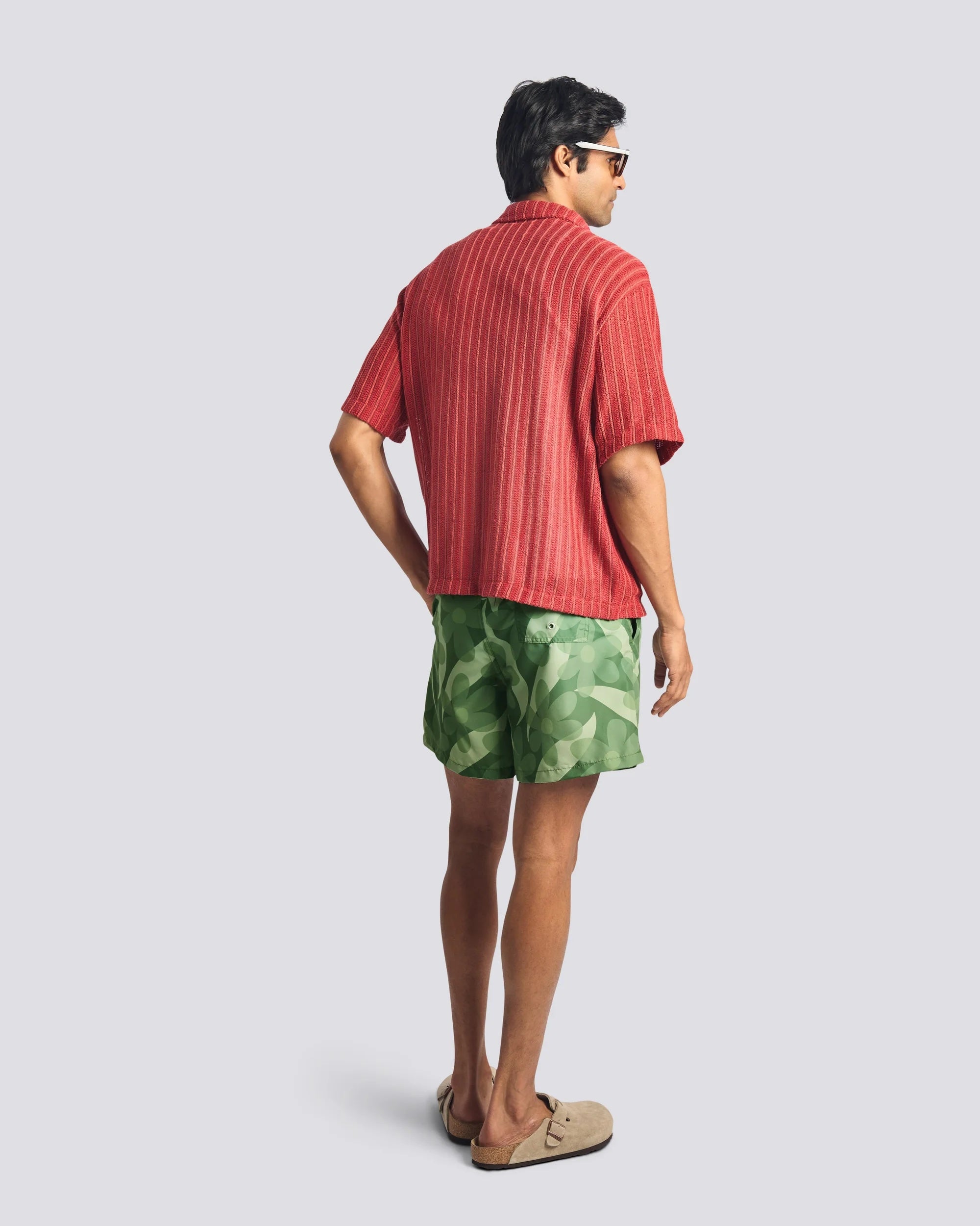 Bather Salsa Drifter Tour Shirt - Red Men's Tops - Sloane Boutique