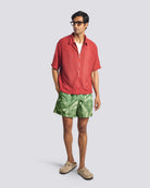 Bather Salsa Drifter Tour Shirt - Red Men's Tops - Sloane Boutique