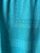 Bather Tonal Bandana Camp Shirt - Teal Men's Tops - Sloane Boutique