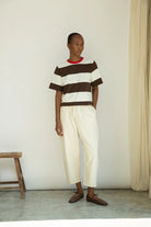 Beaumont Organic Cedar-Leigh Denim Trousers - Ecru Women's Bottoms - Sloane Boutique