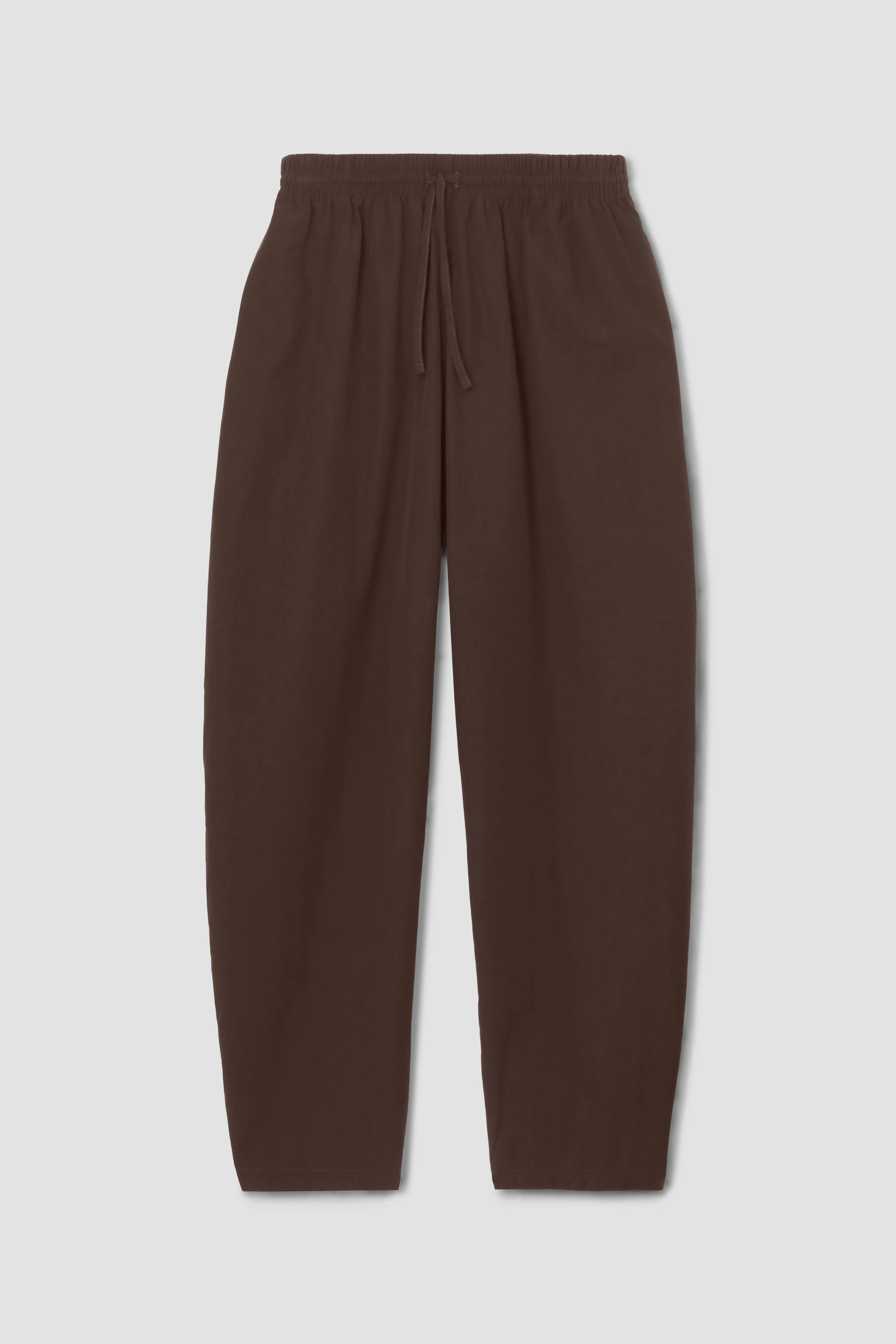 Beaumont Organic Cedar Poplin Trouser - Cacao Women's Bottoms - Sloane Boutique