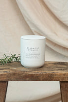 Beaumont Organic Ceramic Candle and Pot with Lid - Shiso, Vetiver, & Frankincense Fragrance - Sloane Boutique
