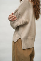Beaumont Organic Emmy Sweater - Beige Women's Tops - Sloane Boutique