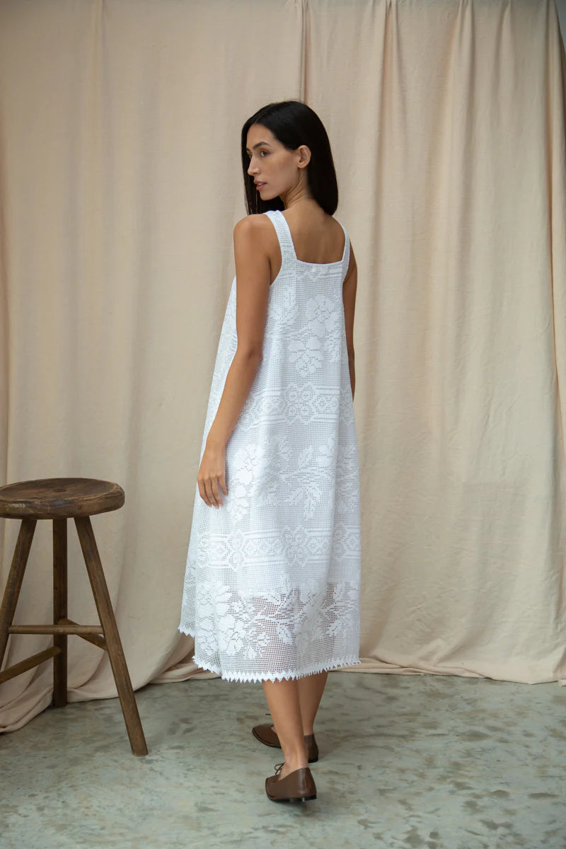 Beaumont Organic Freya-Fay Dress - White Dresses - Sloane Boutique