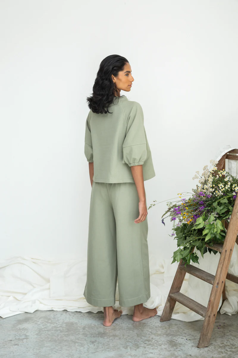 Beaumont Organic Helios Sweatshirt - Pistachio Women's Tops - Sloane Boutique