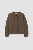 Beaumont Organic Holly Top - Brown Marl Women's Tops - Sloane Boutique