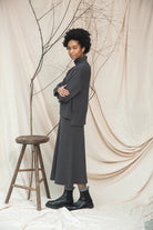 Beaumont Organic Mio Skirt - Grey Marl Women's Bottoms - Sloane Boutique
