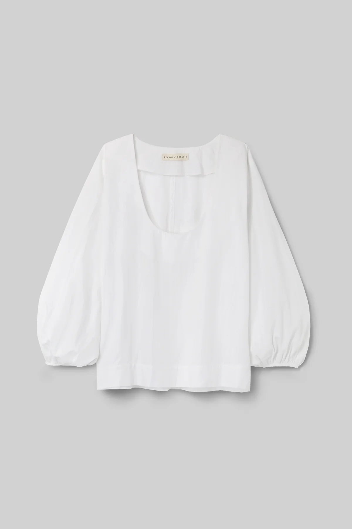 Beaumont Organic Renee Poplin Top - White Women's Tops - Sloane Boutique