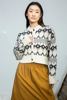 Beaumont Organic Sugi-Sue Cardigan - Ecru Marl Women's Tops - Sloane Boutique
