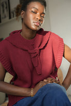 Beaumont Organic Vivian-Jane Scarf - Bordeaux Accessories - Sloane Boutique