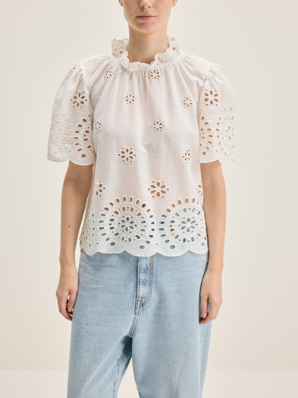 Bellerose Darlene Blouse - White Women's Tops - Sloane Boutique