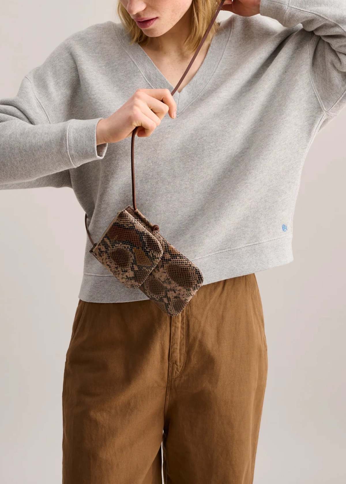 Bellerose Fellow Sweater - Heather Grey Women's Tops - Sloane Boutique