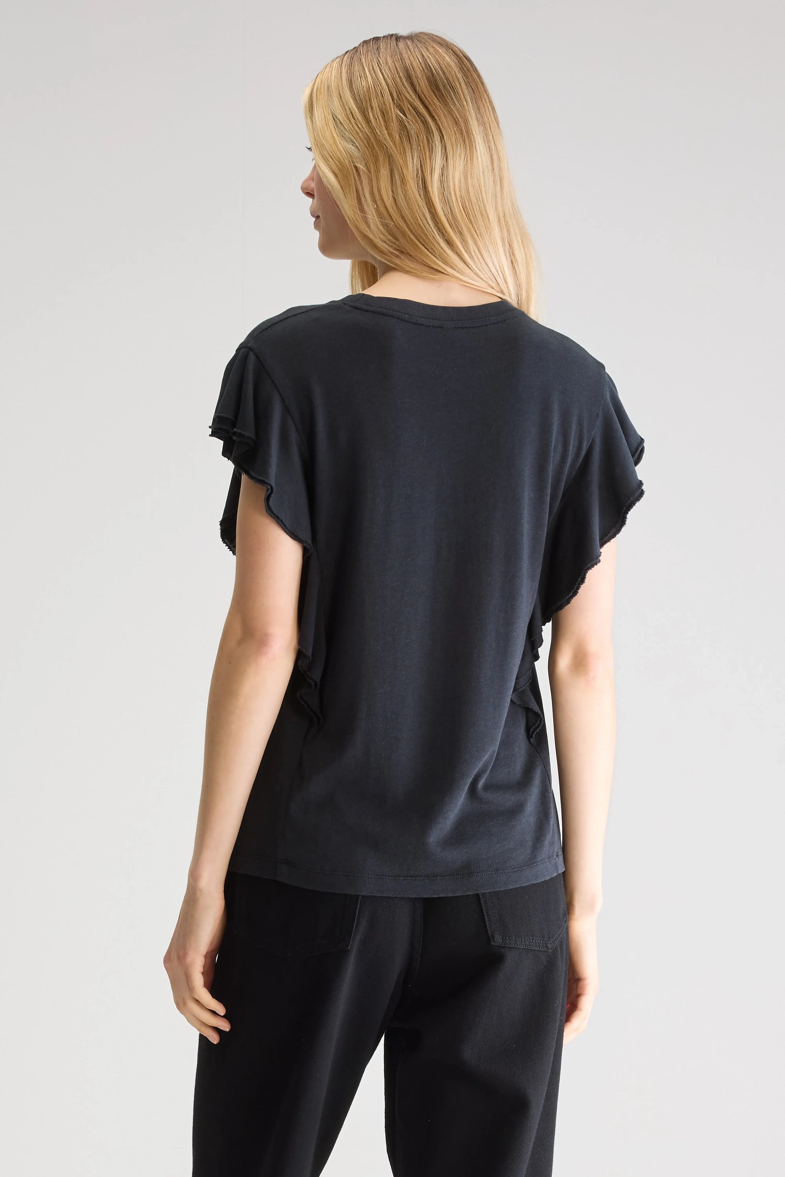 Bellerose Frum Shirt - Black sale tops - Sloane Boutique