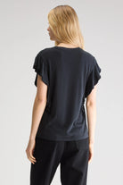 Bellerose Frum Shirt - Black sale tops - Sloane Boutique