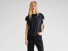 Bellerose Frum Shirt - Black sale tops - Sloane Boutique