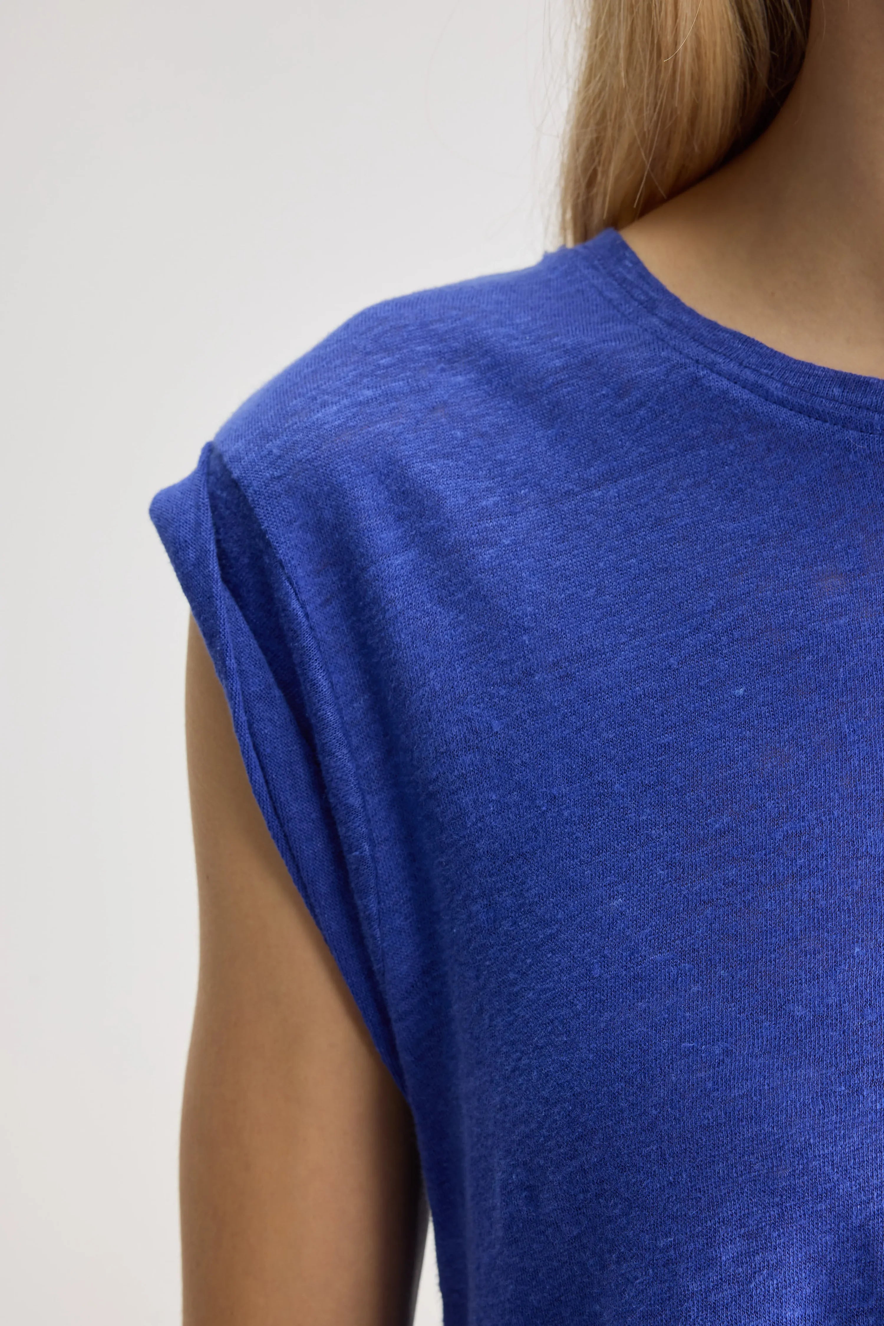 Bellerose Vlyn Crewneck Tee - Blueworker Women's Tops - Sloane Boutique