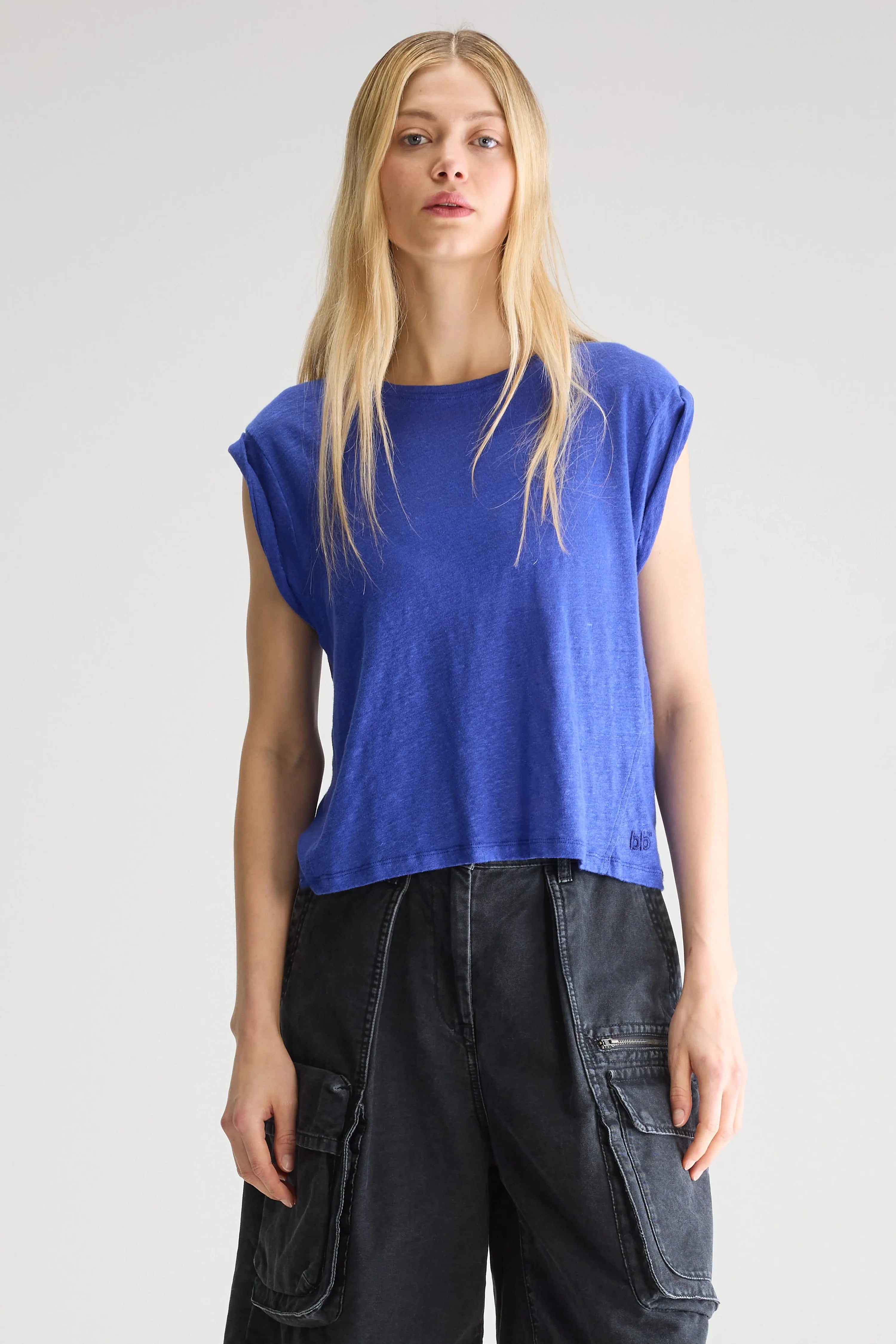 Bellerose Vlyn Crewneck Tee - Blueworker Women's Tops - Sloane Boutique