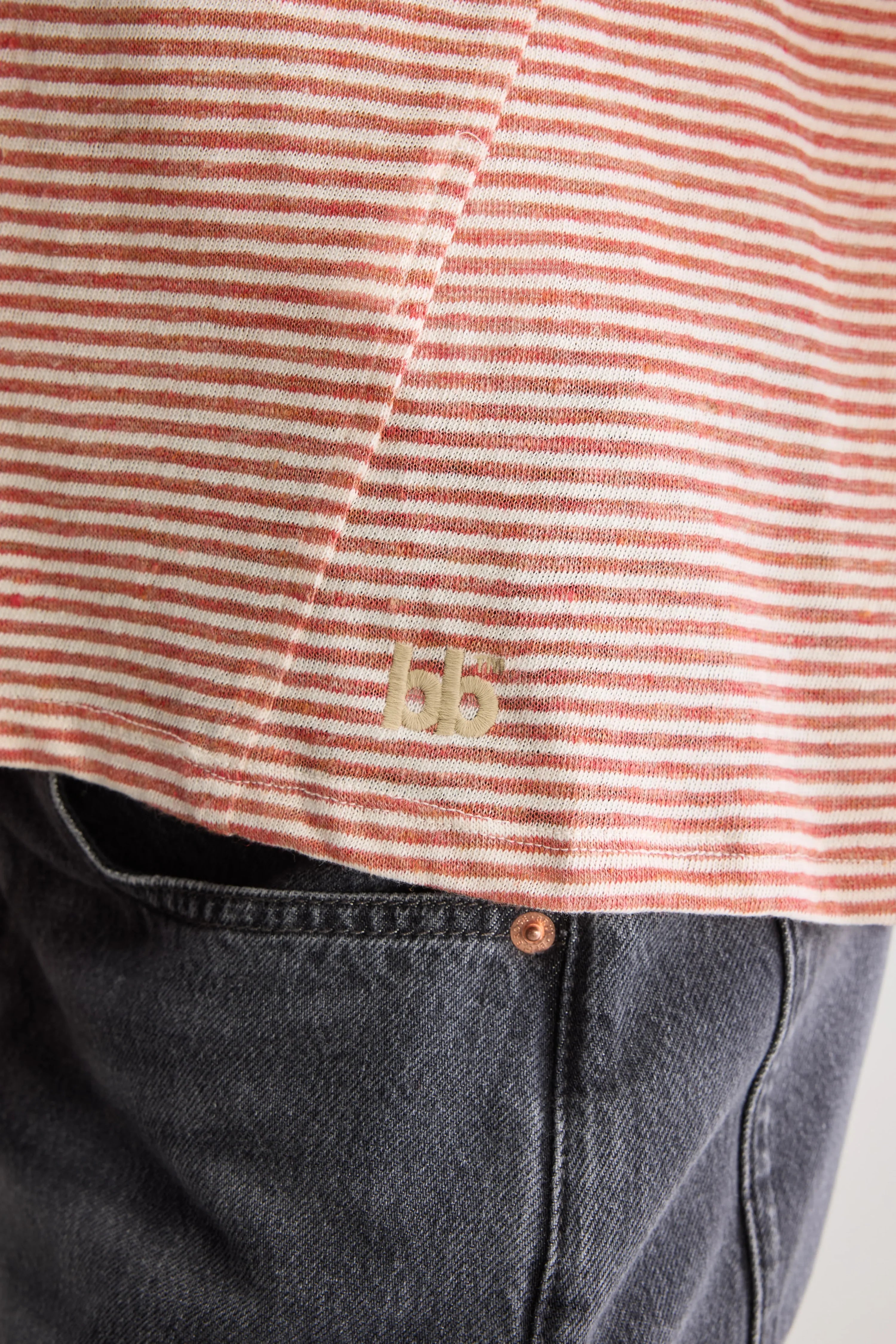 Bellerose Vlyn Crewneck Tee - Pimento Women's Tops - Sloane Boutique