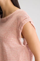 Bellerose Vlyn Crewneck Tee - Pimento Women's Tops - Sloane Boutique