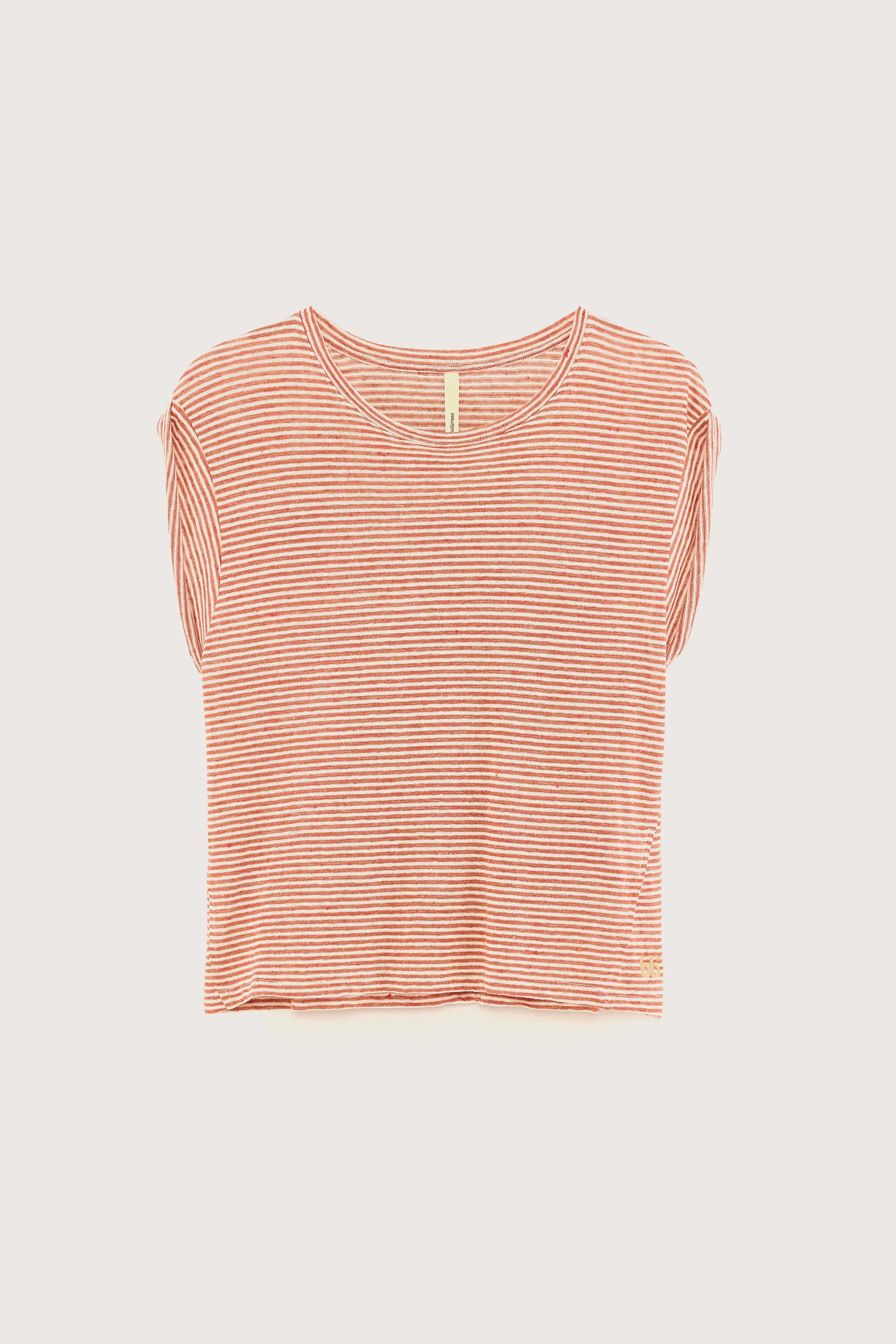 Bellerose Vlyn Crewneck Tee - Pimento Women's Tops - Sloane Boutique