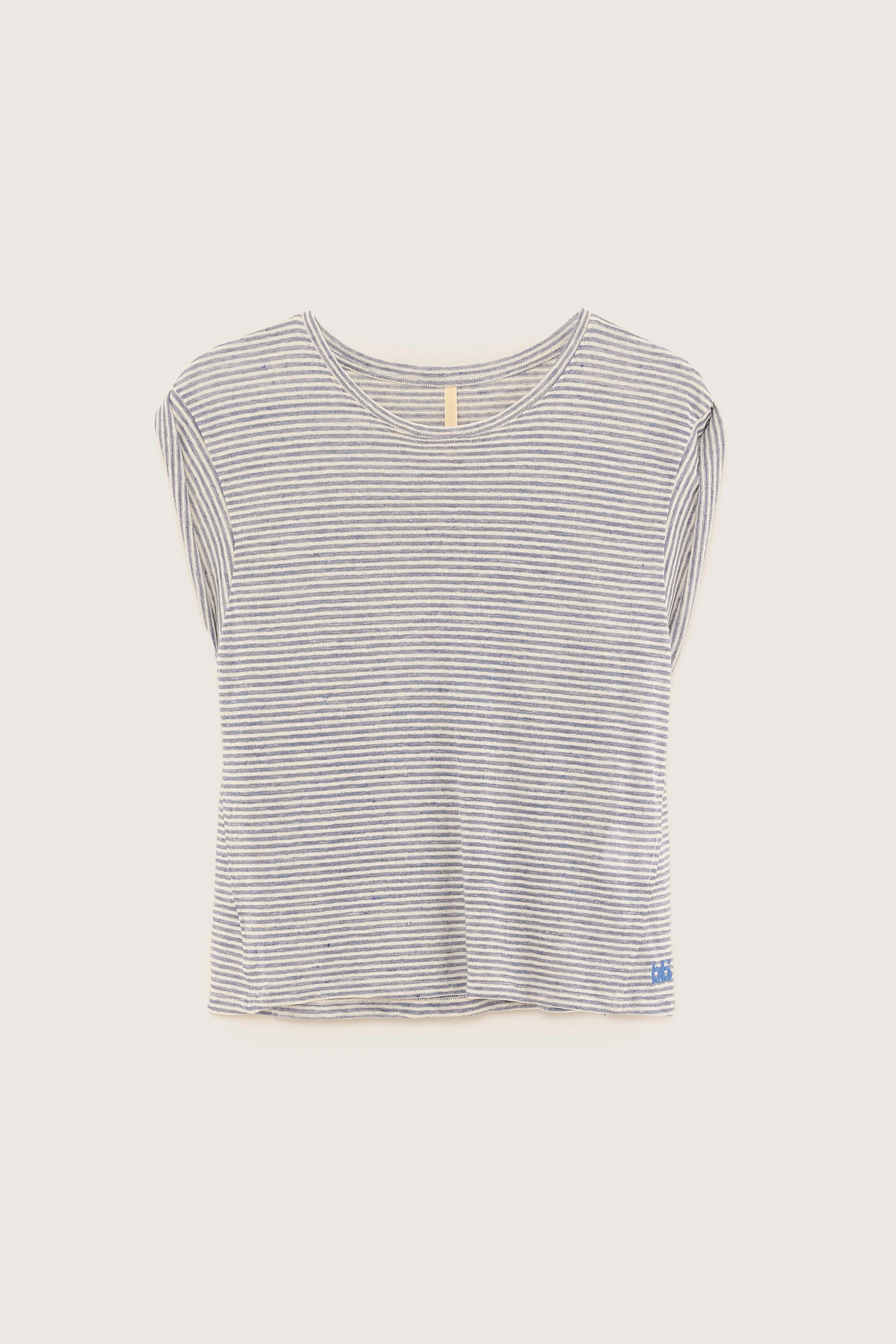 Bellerose Vlyn Crewneck Tee - Sky Women's Tops - Sloane Boutique