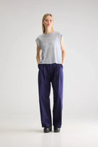 Bellerose Vlyn Crewneck Tee - Sky Women's Tops - Sloane Boutique