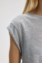 Bellerose Vlyn Crewneck Tee - Sky Women's Tops - Sloane Boutique