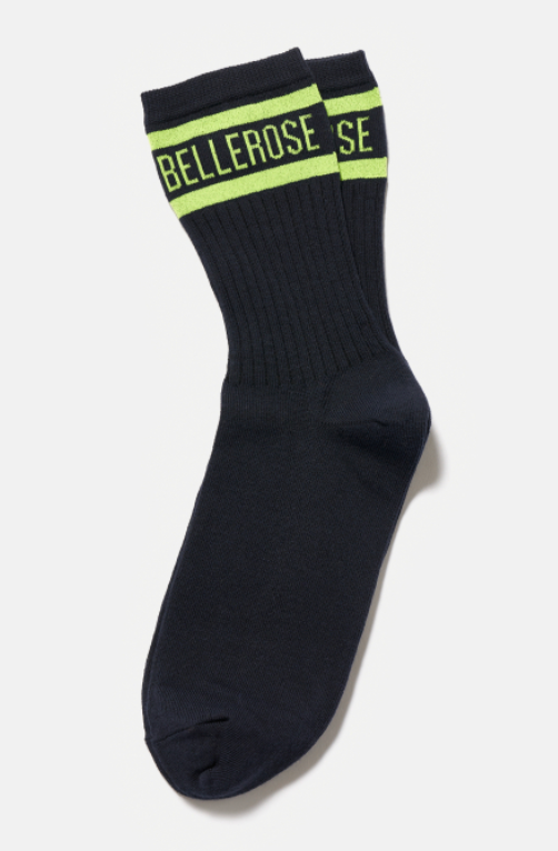 Bellerose Vree Sock - Green Logo Accessories - Sloane Boutique