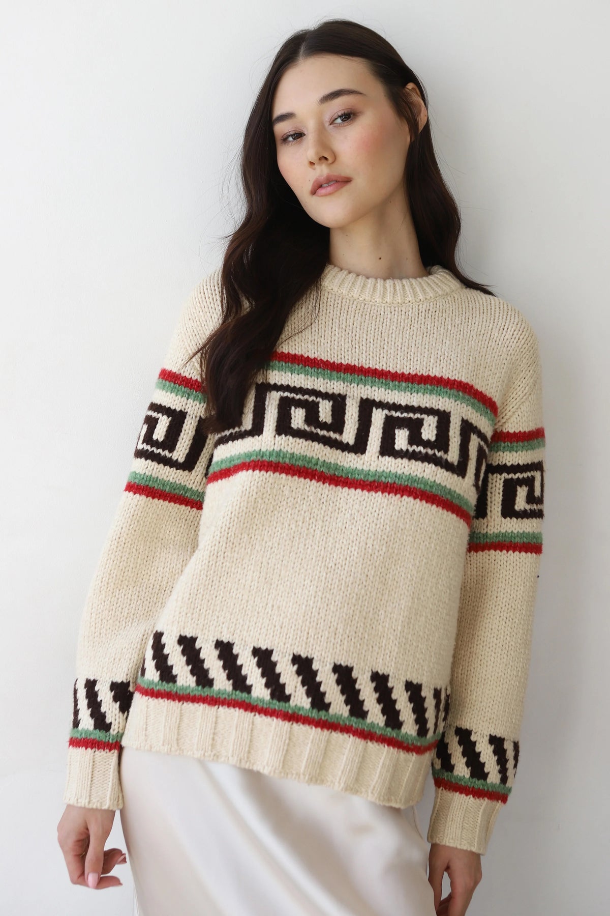 Callahan Heather Pullover - Cream Women's Tops - Sloane Boutique