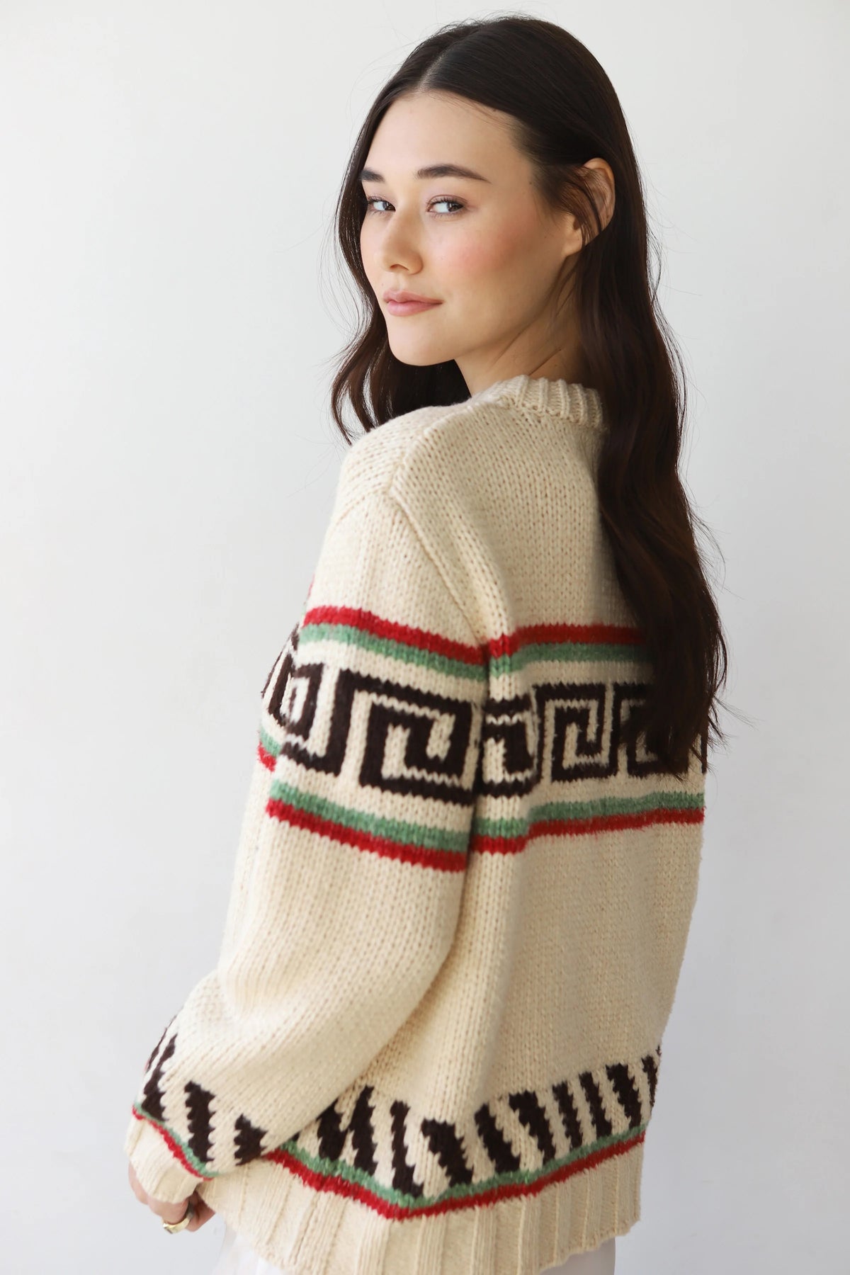 Callahan Heather Pullover - Cream Women's Tops - Sloane Boutique