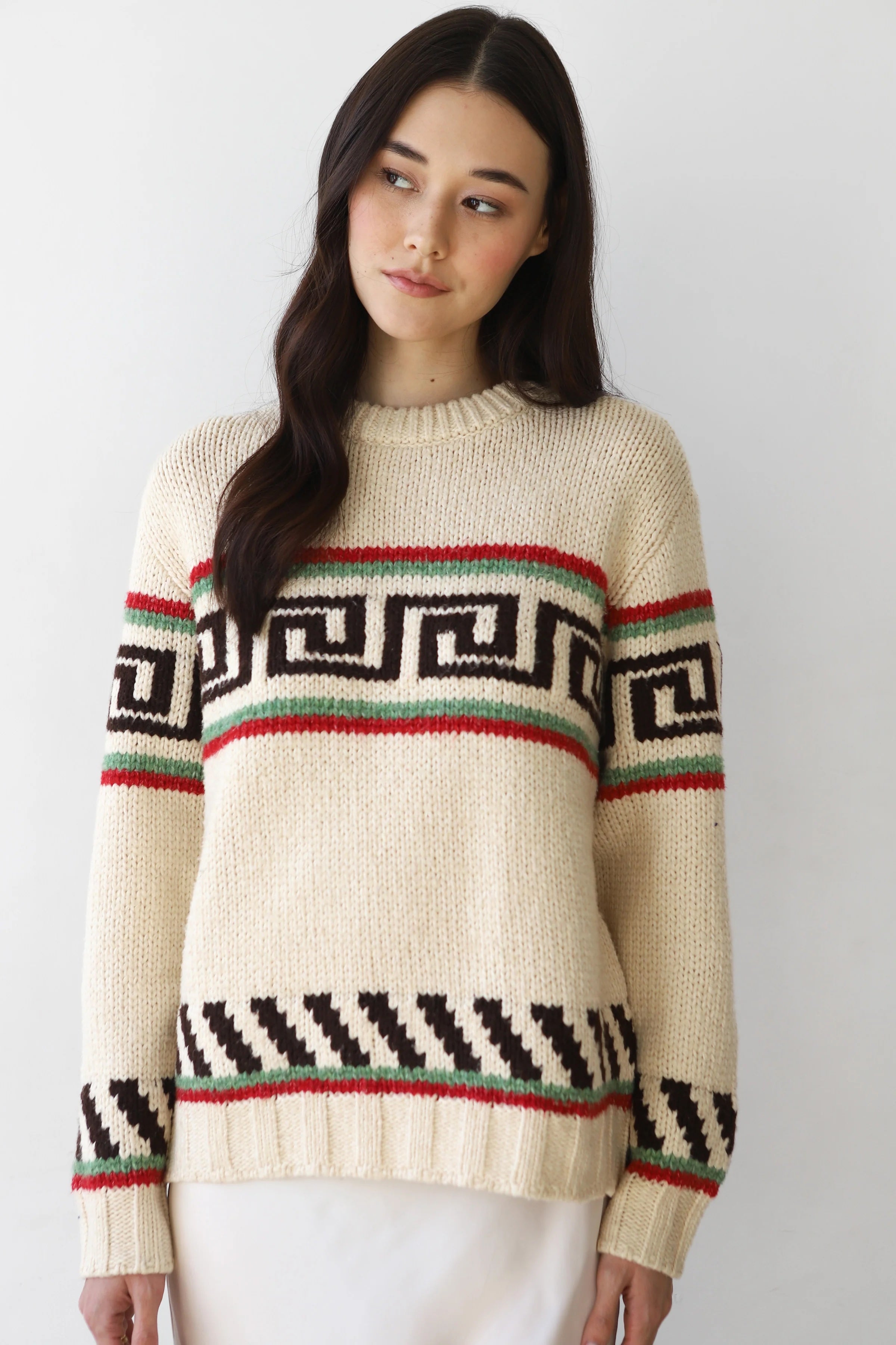Callahan Heather Pullover - Cream Women's Tops - Sloane Boutique