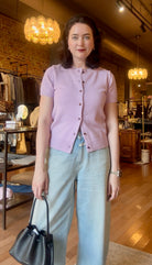 Callahan Stevie Cardigan - Lavender Women's Tops - Sloane Boutique