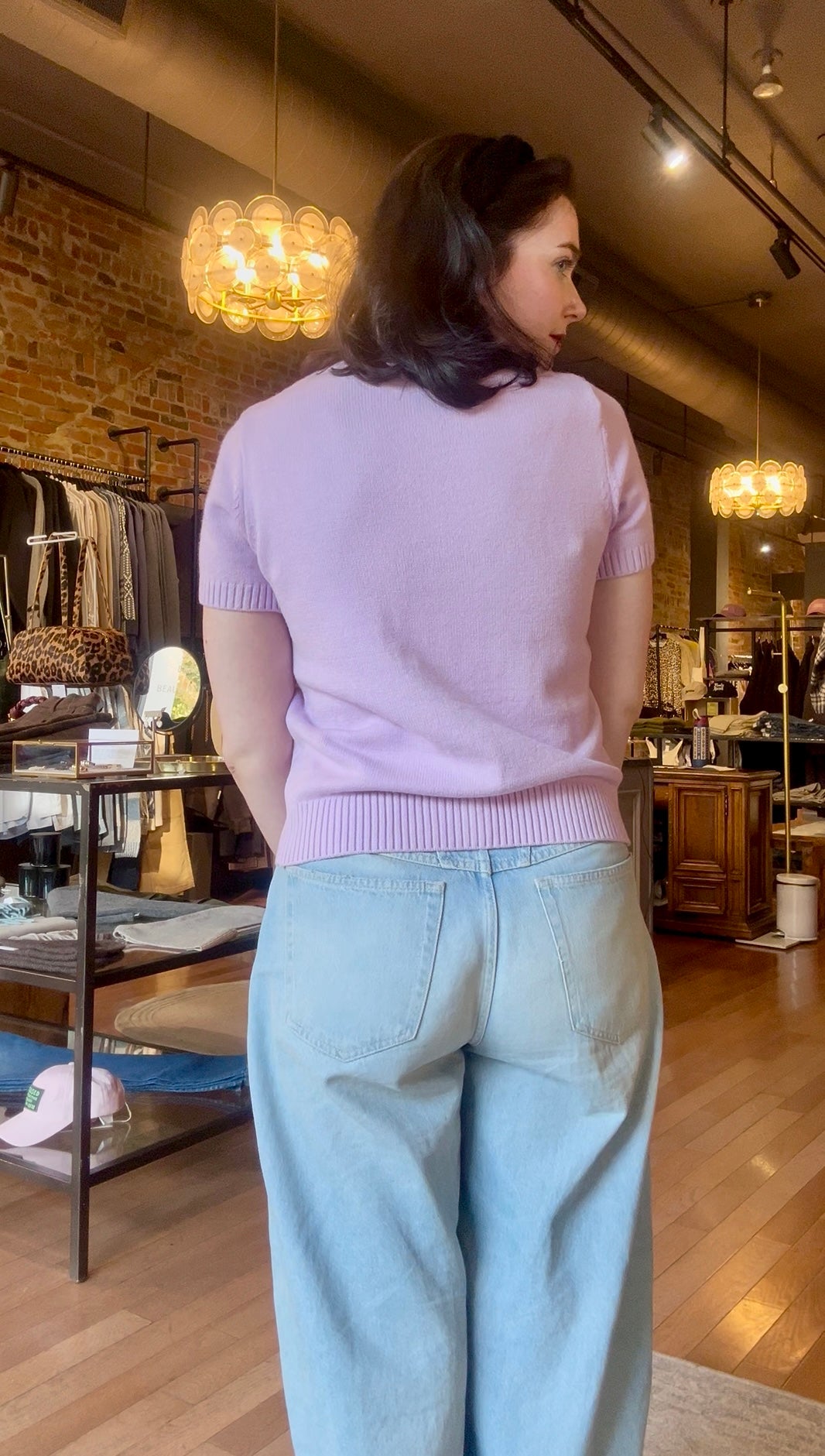 Callahan Stevie Cardigan - Lavender Women's Tops - Sloane Boutique