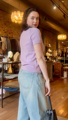 Callahan Stevie Cardigan - Lavender Women's Tops - Sloane Boutique