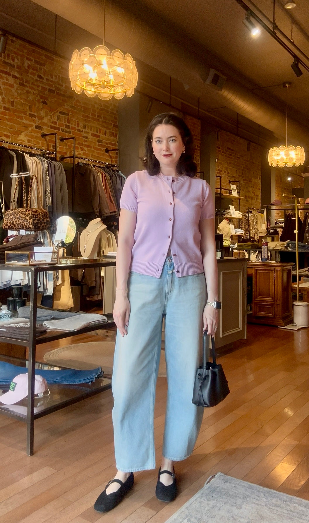 Callahan Stevie Cardigan - Lavender Women's Tops - Sloane Boutique