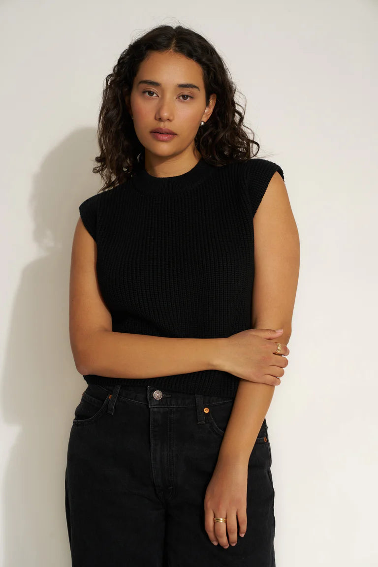 Callahan The Muscle Tee - Black Women's Tops - Sloane Boutique