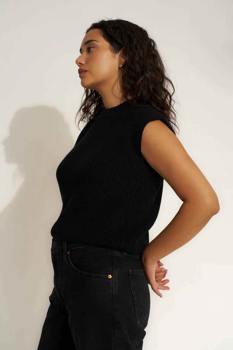 Callahan The Muscle Tee - Black Women's Tops - Sloane Boutique