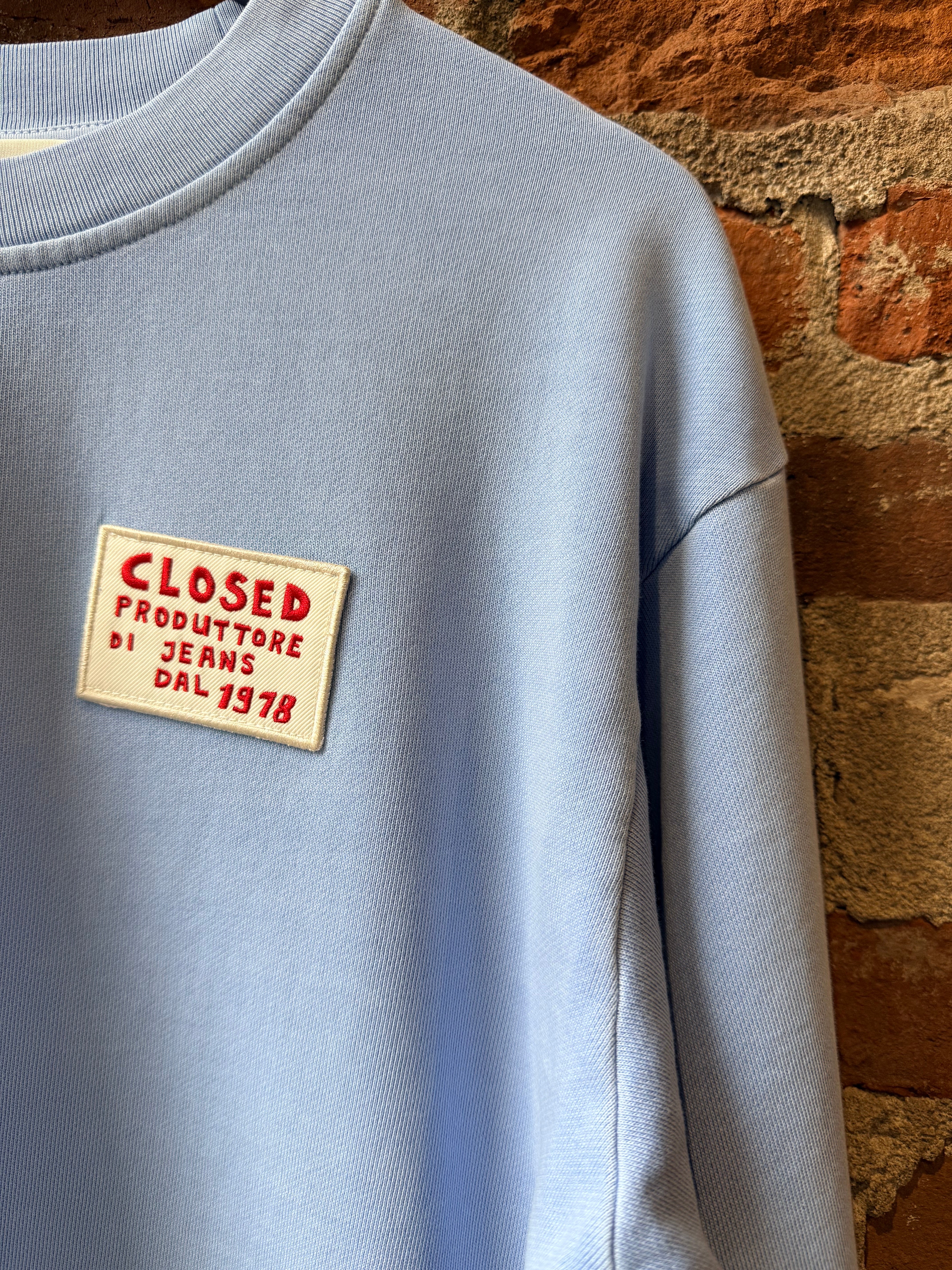 Closed Basic Crewneck - Sky Blue Women's Tops - Sloane Boutique